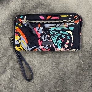 Vera Bradley Front Zip Wristlet Wallet